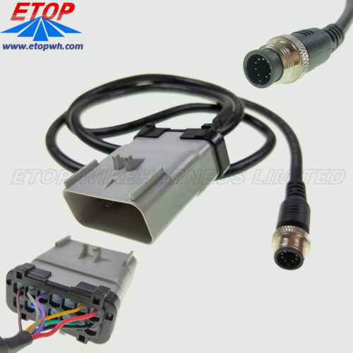 Conector M12 personalizado para conector APEX 2,8MM