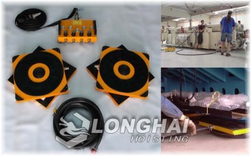 Air powered moving casters instruction