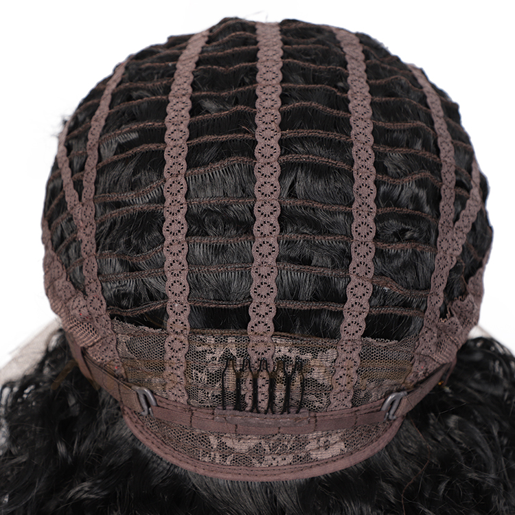 Aisi Hair Top Quality Short Deep Curly Natural Black Bob Wig Wholesale Afro Curly Synthetic Swiss Lace Wigs For Black Women