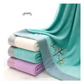 Microfiber embroidery cartoon water absorption adult towels