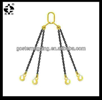 two leg black -tempered chain sling