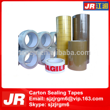 several colors box sealing tape,brown tape packing box,fragile tape