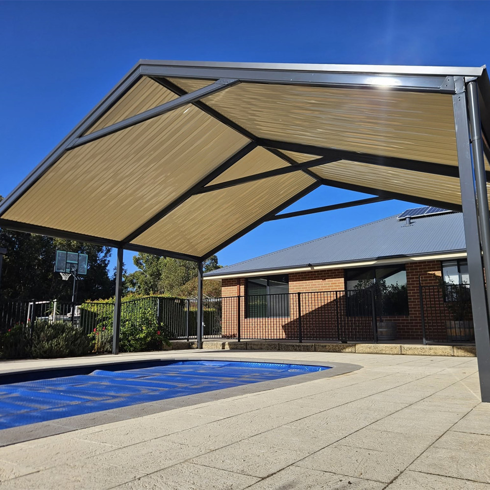 кремовый алюминиевый тент cream color aluminum awning