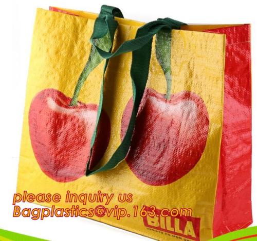 Custom Promotional wine shopping tote fabric polypropylene laminated pp non woven bag