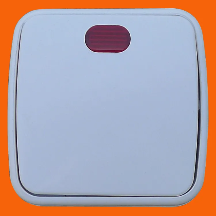 Одинарное управление накладного монтажа в европейском стиле с настенным выключателем освещения