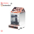 Commercial hot dog warmer and bread display