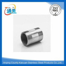 made in china cnc machine stainless steel thread close nipple