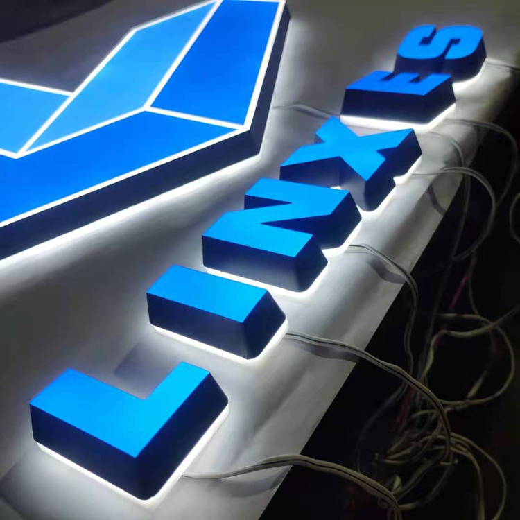 Custom Advertising Acrylic Led Logo Wall Mounted Signage 3d Letters Business Sign Channel Letters