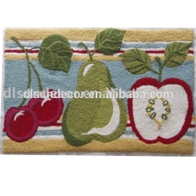 Polyester machine washble kitchen rugs