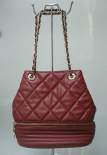 quilted leather handbag
