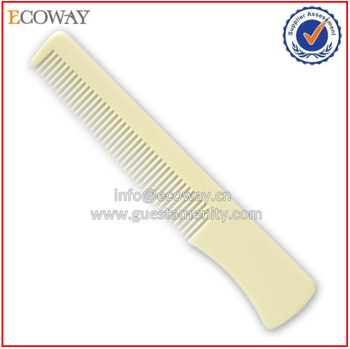 high quality hair straightener comb plastic comb for hotel use