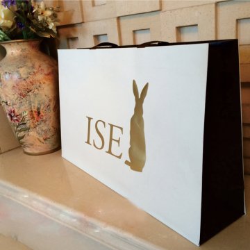 Custom gold foil logo Paper Bag