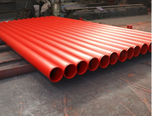 Fire Fighting Pipe Red Black Painting