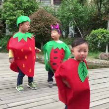 Fruit costume Halloween diy adult performance kindergarten vegetable performance clothing parent-child environmental fashion sho