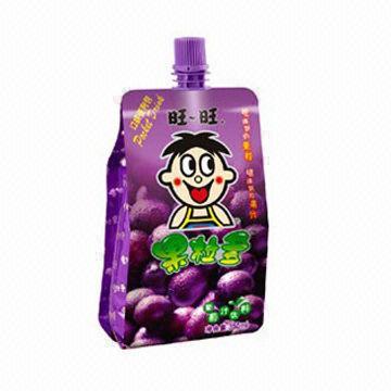 Top Spout Standing Juice Jelly Bag, Customized Designs Accepted