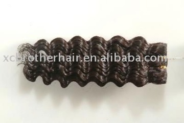 NEW DEEP WAVE 12" human hair weaving