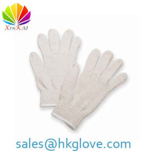7Gauge Cotton Knitted Worker Gloves in Natural White Color HKA1182
