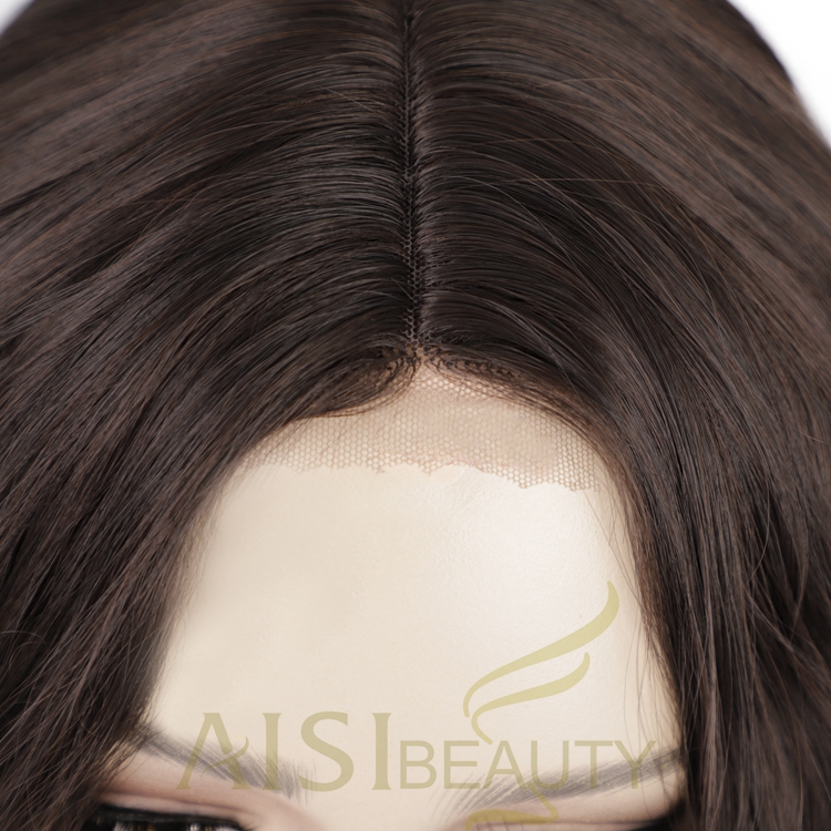 Aisi Beauty Wholesale Glueless Bob Curly Wave Beauty Cheapest Top Quality Short Cheap Mixed Brown And Black Lace Front Wig