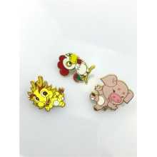 Custom Metal Adorable Animal Pig Design Pin Pin