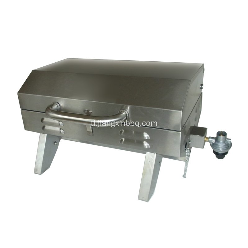 Hindi kinakalawang na asero Tabletop Portable Gas Grill