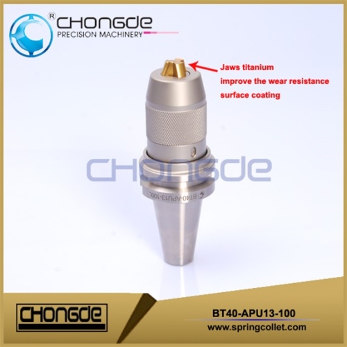 High Accuracy CNC APU Drill Chuck Holder with BT Shank