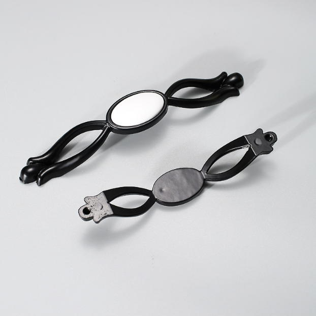Siyah Beyaz Seramik Çekme Black White Ceramic Pull
