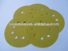 aluminum oxide yellow hook and loop sanding discs