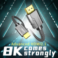 8K 2.1 Kabel HDMI Tembaga Bebas Oksigen