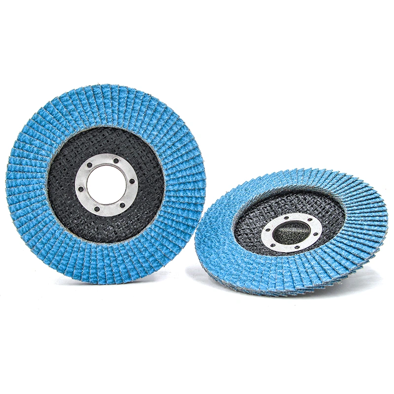 Blue Color Ceramic Abrasive Flap Disc Hight Quality Polishing Disc Abrasives Wheel