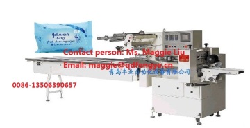 Automatic Wet Tissues Packaging Wrapping Machine