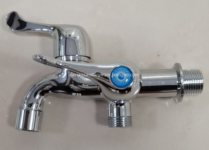 Washer Faucet Abs Durable Double Handle