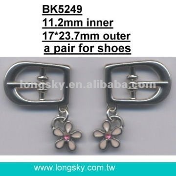 (#BK5249/11.2mm inner) charm added belt buckle manufacturer