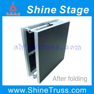 folding aluminum portable stage mobile folding stage