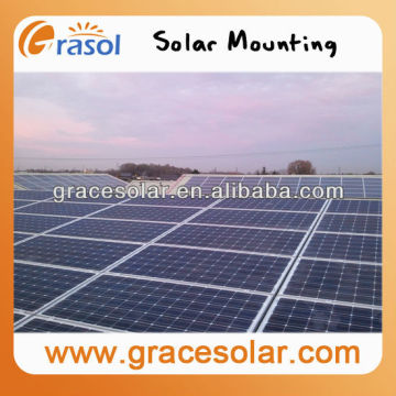 rooftop solar mounting structure