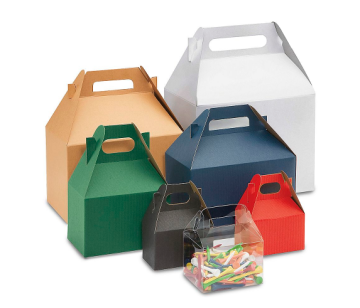 wholesale customized cardboard kraft gift gable box