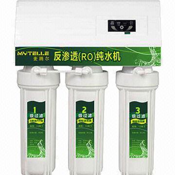 RO water purifier, 5-stage filtration system, quick fittings, auto flush with 3.0g