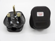 China Supplier 3 square pin extension cords flat plug