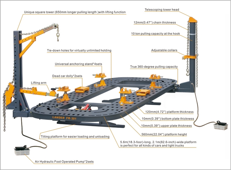 Made in China Garage Auto Body Collision Repair Frame Machine