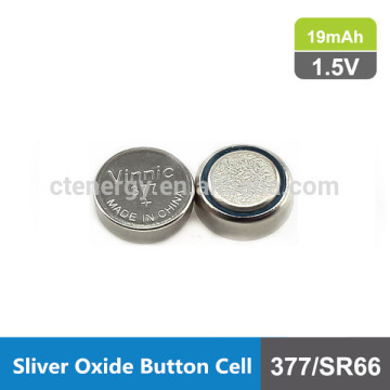 High efficency Sliver Oxide Button cell without Mercury SR66