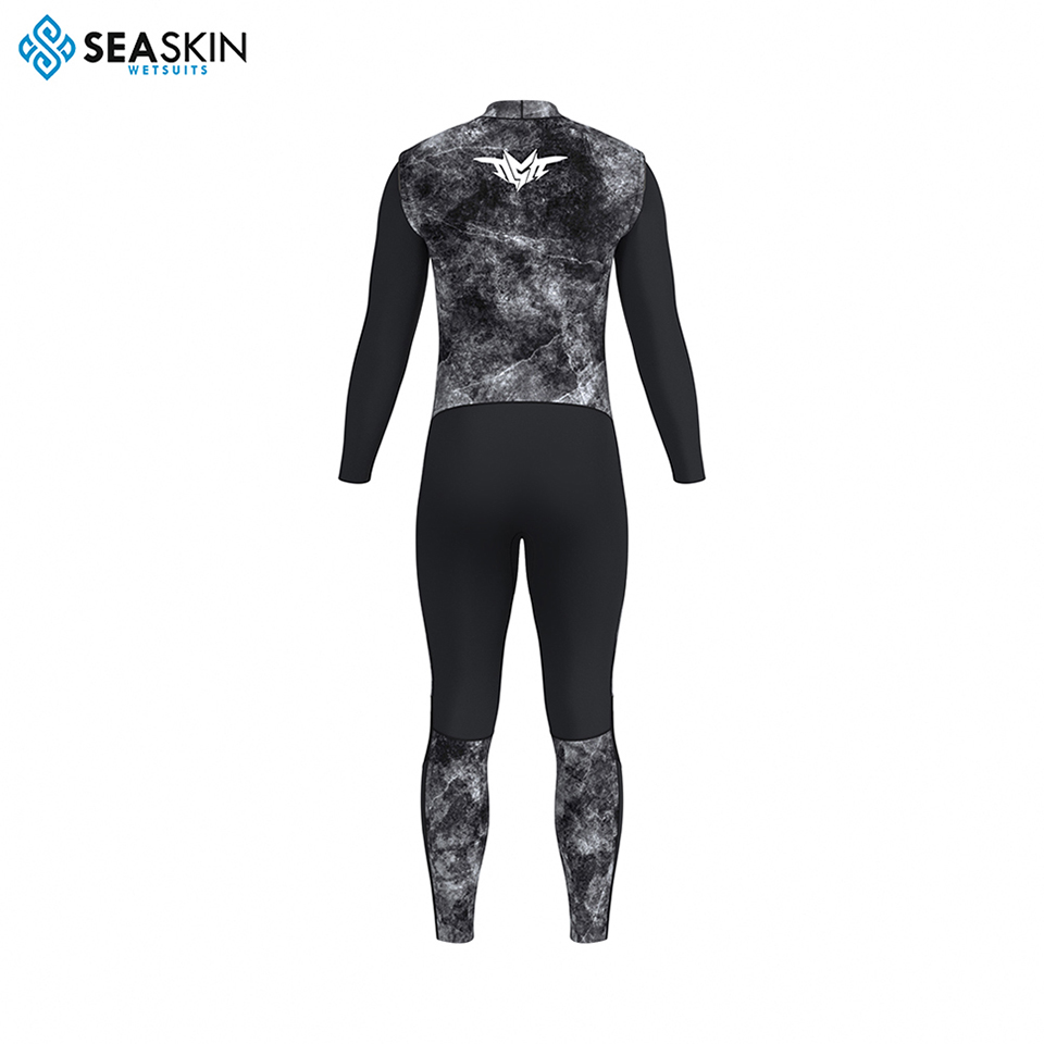 Seaskin 3mm Ön Göğüs Fermuarı Erkekler İçin Wetsuit