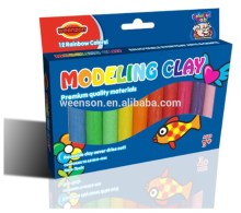 Colourful color modeling clay plasticine clay playdough 12 colours Modelling Clay