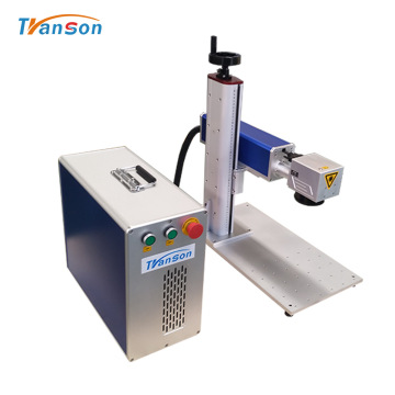 Mini Metal Fiber Laser Marking Machine 20W 30W