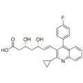 Acide 6-hepténoïque, 7- [2-cyclopropyl-4- (4-fluorophényl) -3-quinolinyl] -3,5-dihydroxy -, (57254001,3R, 5S, 6E) - CAS 147511-69-1