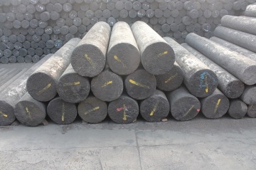 High carbon graphite electrode