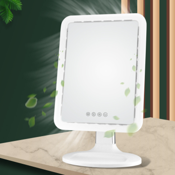 Cool Table Makeup Mirror Light Mirror With Fan