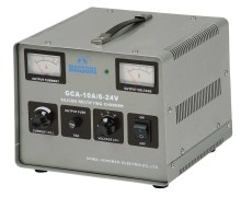 GCA Series Silicon Rectifier Battery Charger 6-24V 10A