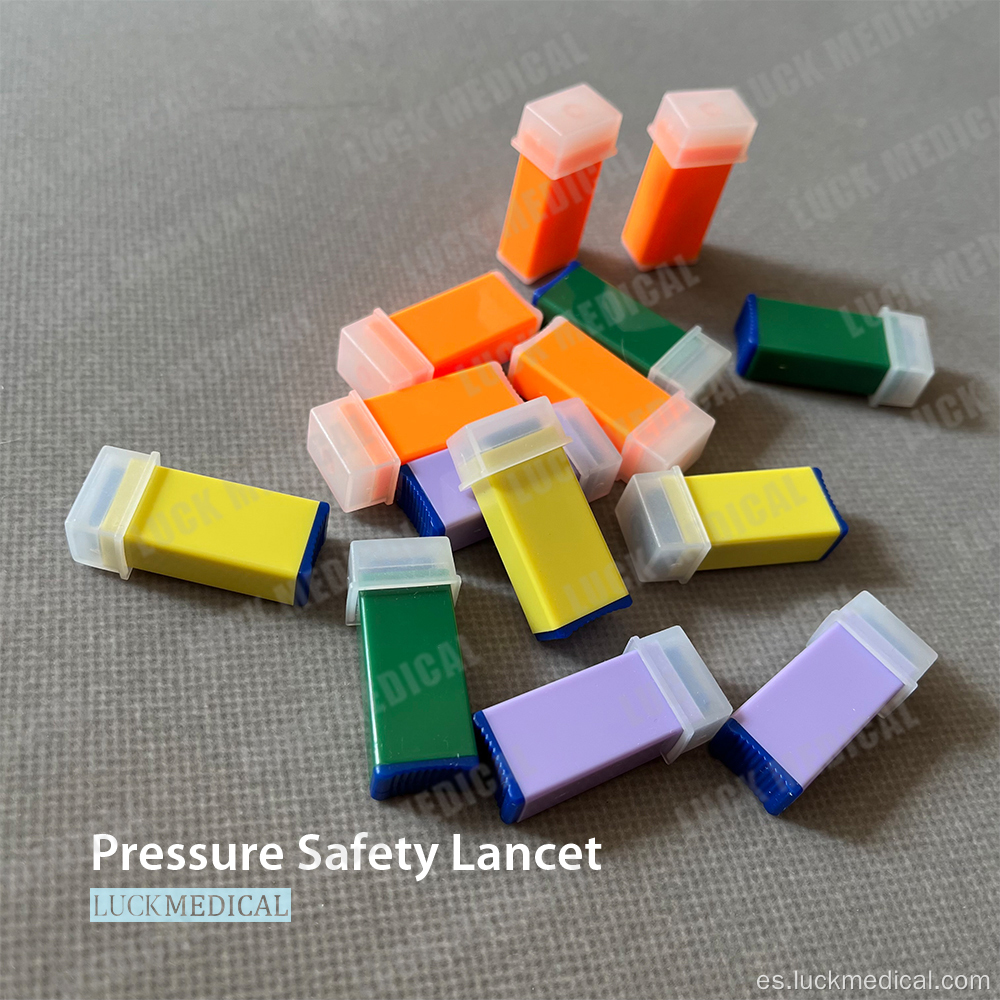 Safety Presione el dispositivo Lancets Active