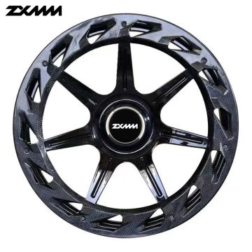 Luxury Carbon Fiber Attachment for 24 Inch Forged Wheels - Enhance Your Lamborghini