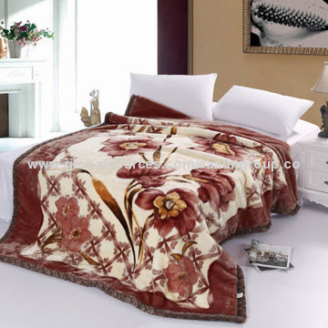 Oft Animal Printing Raschel Blanket