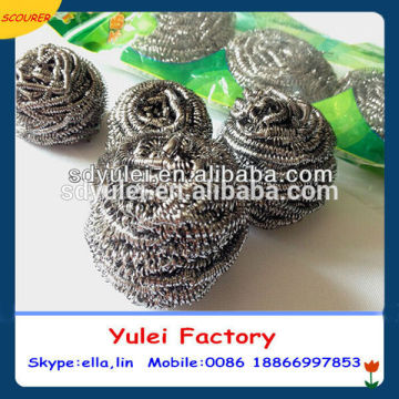 stainless steel wool scrubber /kitchen steel wool/stainless steel wool